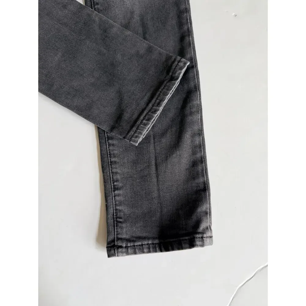 GAP Kids Stretch Skinny Jeans Black Wash Size 10 Boys Girls DFX Denim